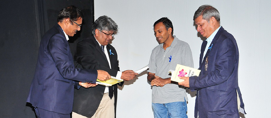 Launch of Dr. Ramesh Hariharan's book Genomic Quirks at the Blue Ribbon Rare Disease Symposium 2017